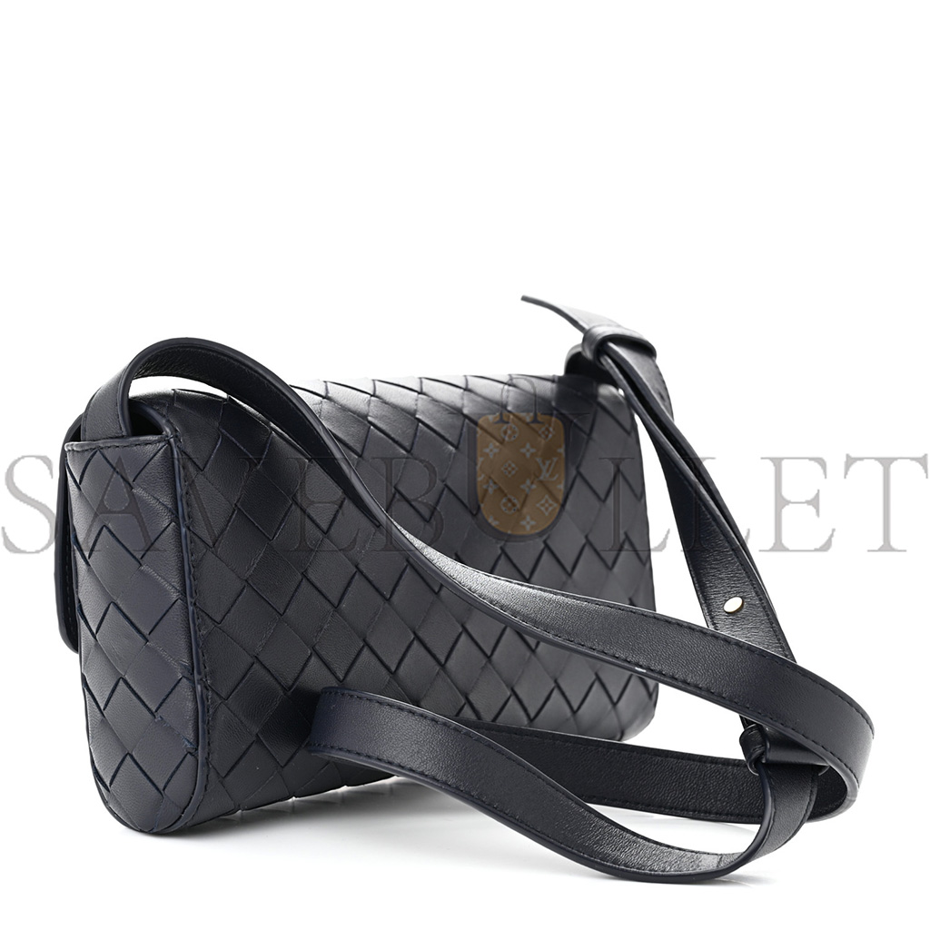 BOTTEGA VENETA NAPPA INTRECCIATO MINI ANDIAMO CROSSBODY BAG SPACE  (22*13*5cm)