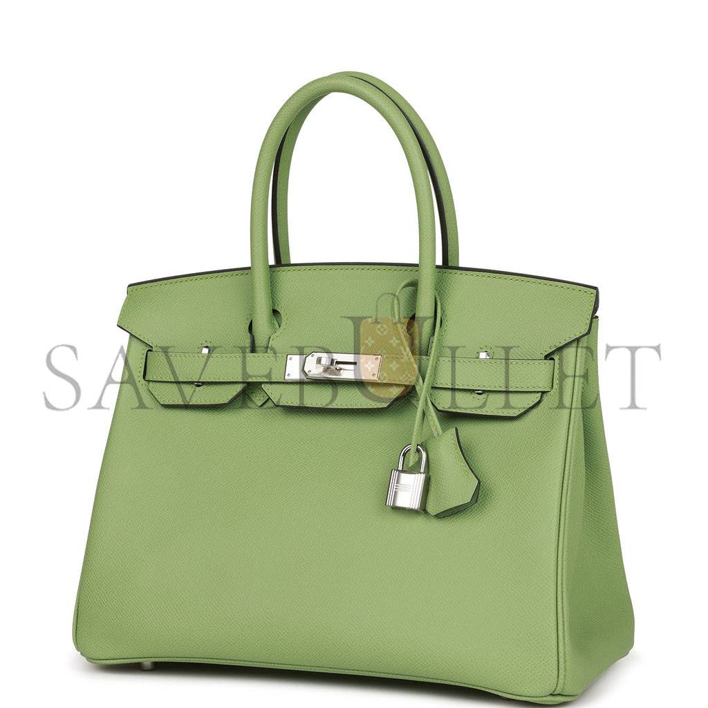 HERMES BIRKIN 30 VERT CRIQUET EPSOM PALLADIUM HARDWARE (30cm)