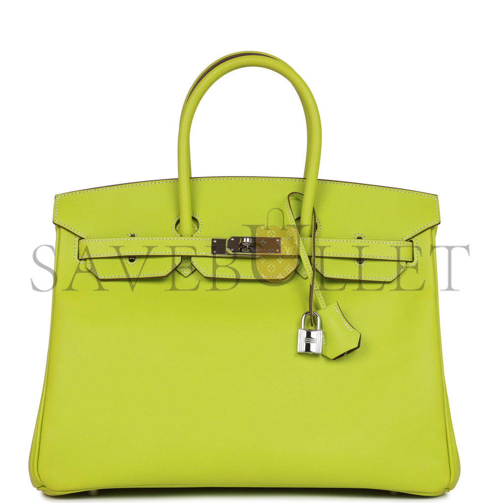 HERMES BIRKIN 35 KIWI CANDY EPSOM PALLADIUM HARDWARE (35cm)