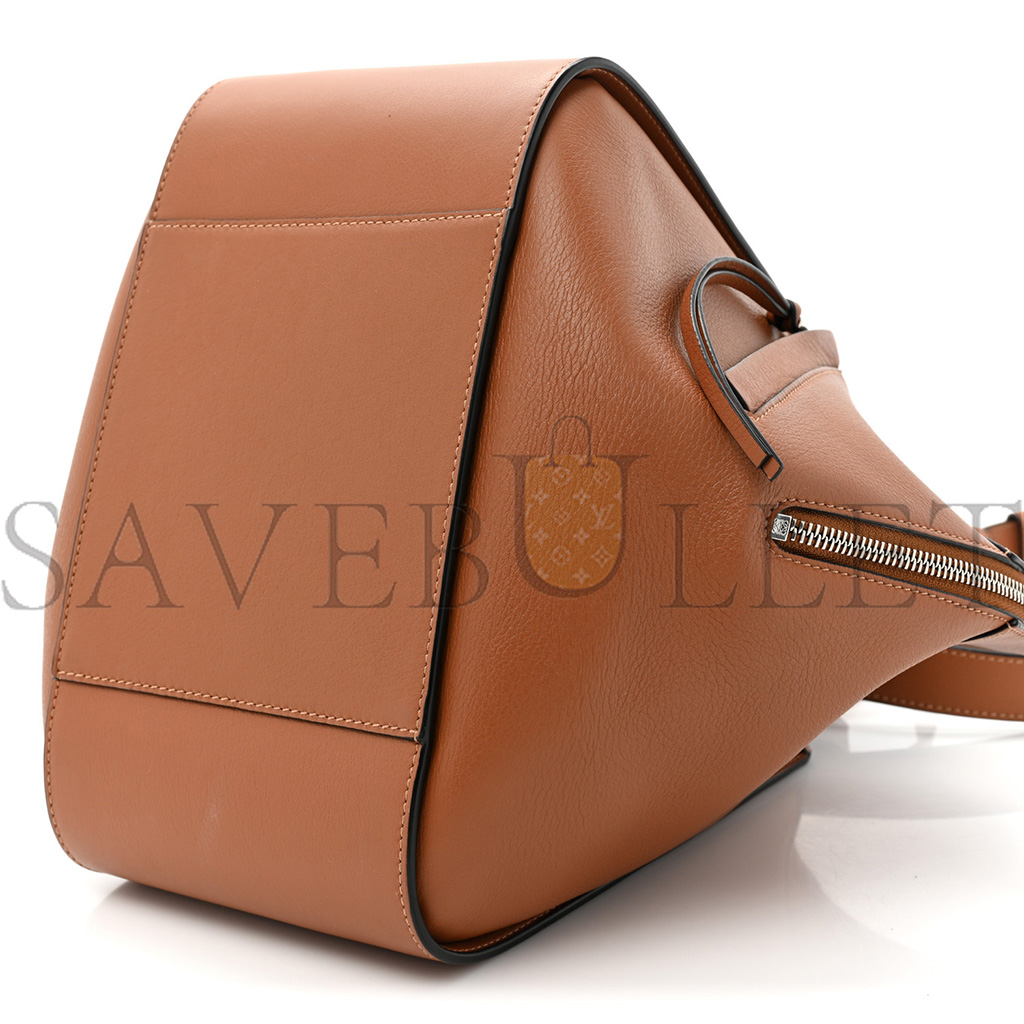 LOEWE CALFSKIN SMALL HAMMOCK SHOULDER BAG TAN (30*25*13.5cm)