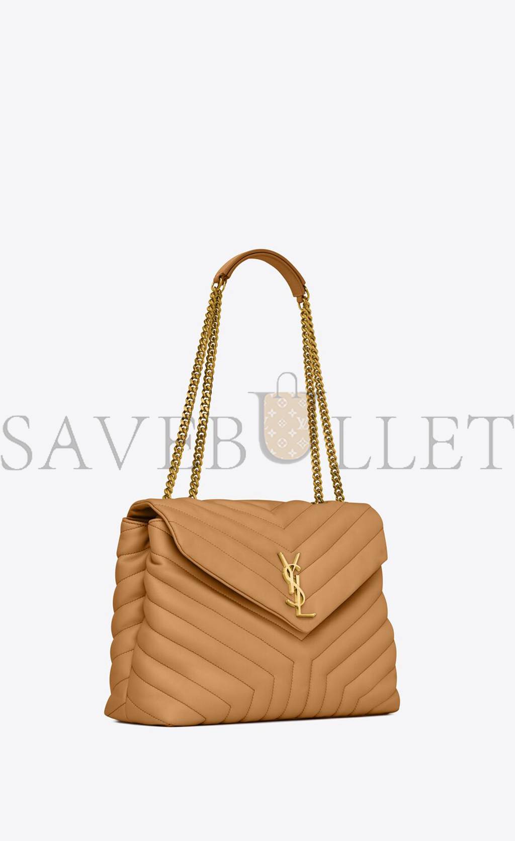 YSL LOULOU MEDIUM CHAIN BAG IN QUILTED LEATHER 574946DV7272357 (32*22*12cm)