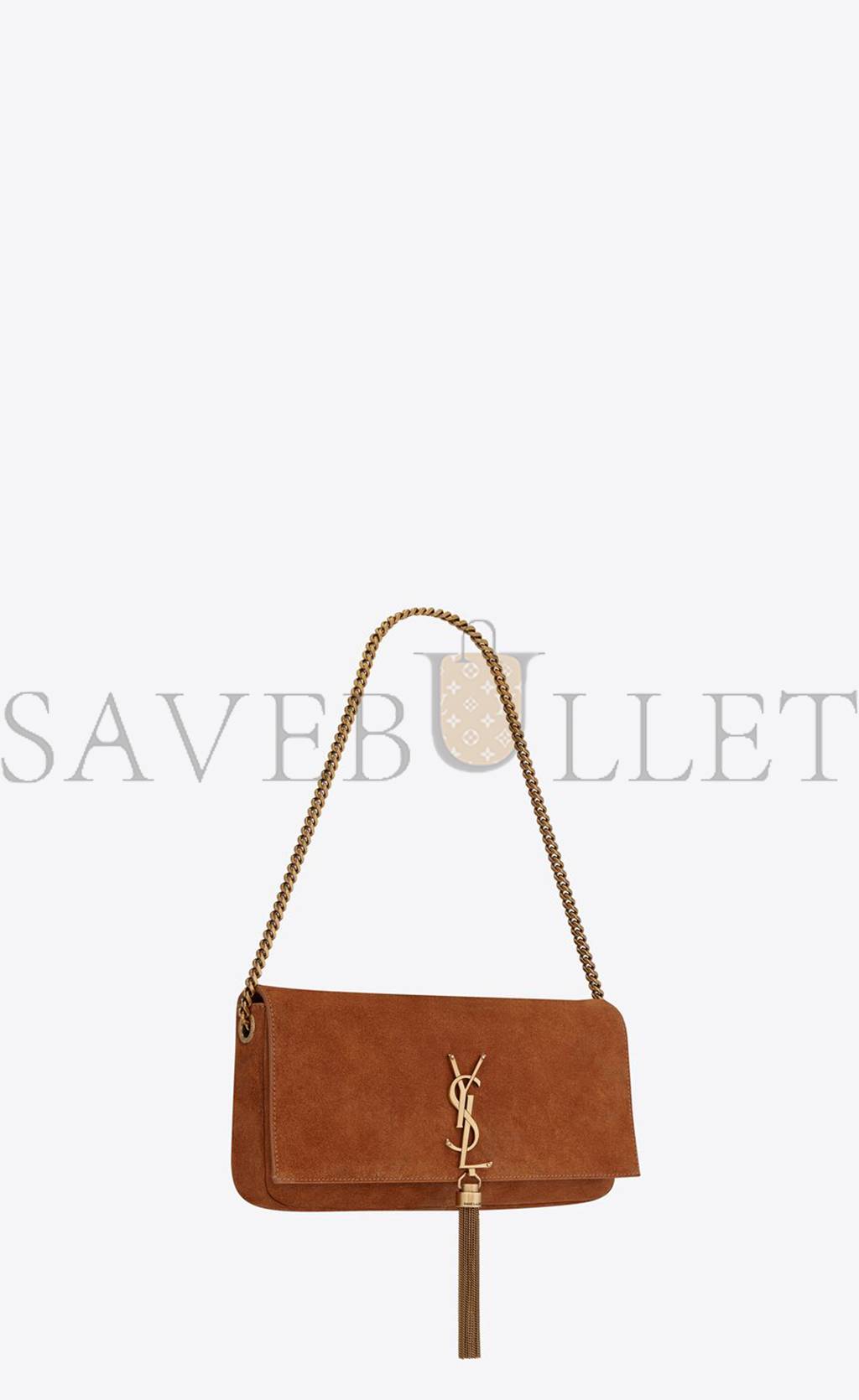 YSL KATE 99 CHAIN BAG WITH TASSEL IN SUEDE 6042760UD7W7715 (26*13.5*4.5cm)